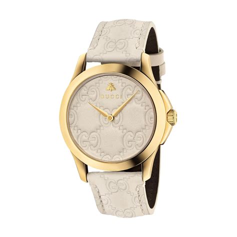 white gucci watch women'|gucci g timeless 38mm.